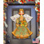 Décoration murale suspendue porte en bois figurine automne ange