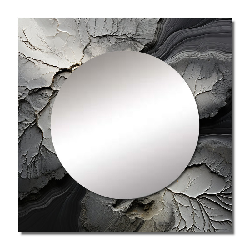 Art mural en miroir Lotie - Spiritual Stone, 23 po x 23 po