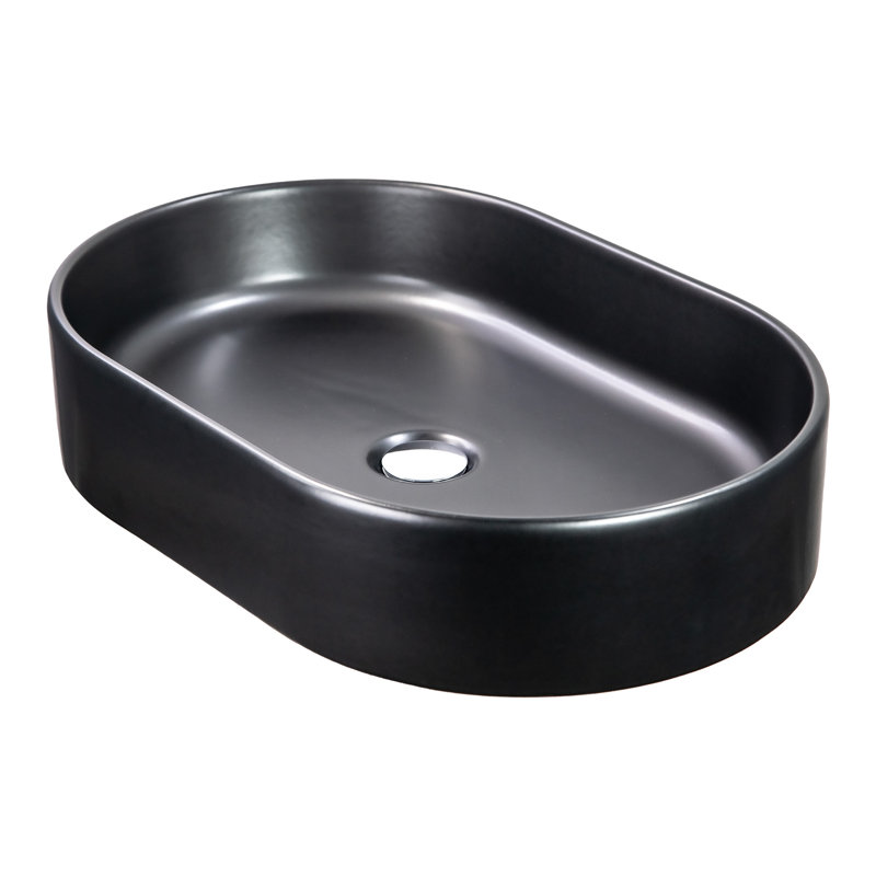 Regatta 23.75'' L Bathroom Sink, Matte Black