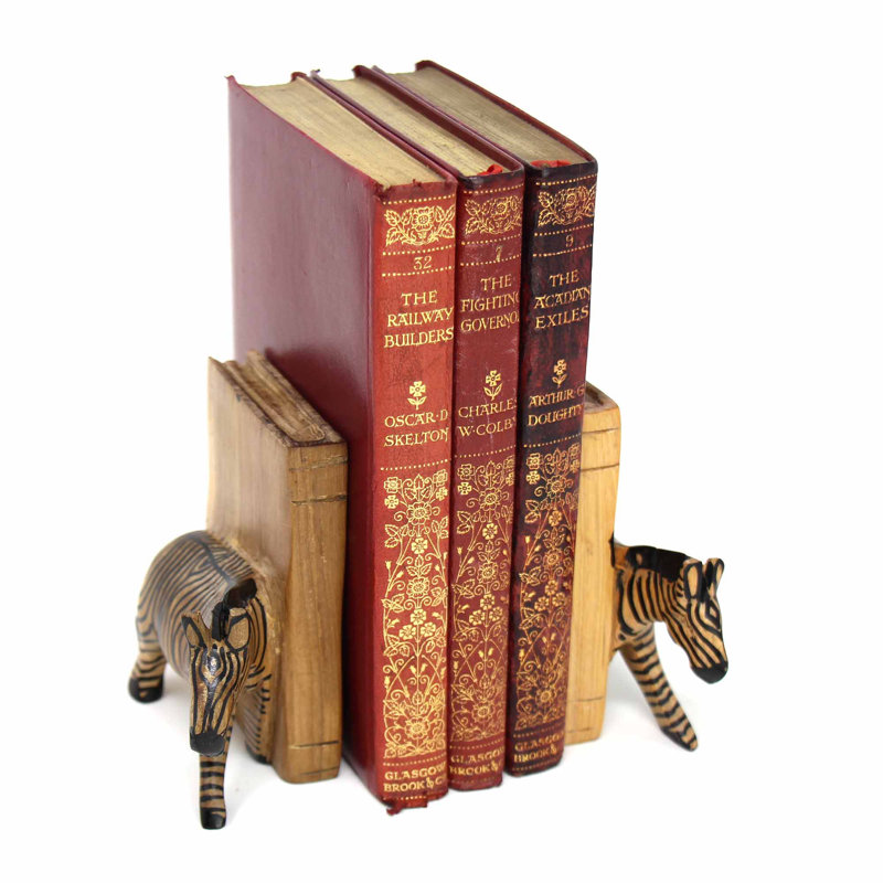 Solid Wood Bookends
