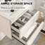 Base de meuble-lavabo simple 24 po, lavabo non inclus-113236576