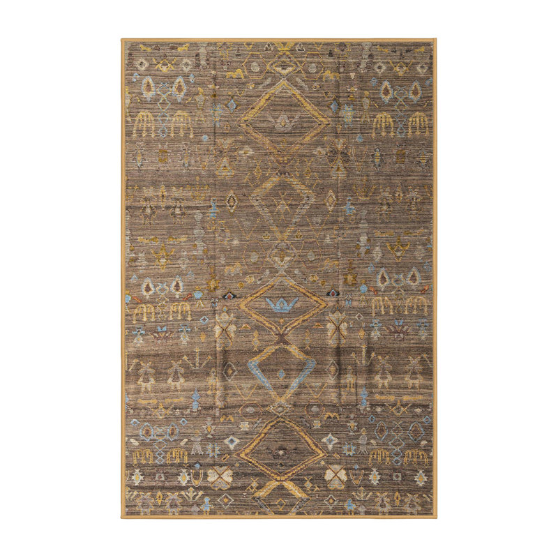 Abstract Indoor Rug, Rectangle 2' x 3'