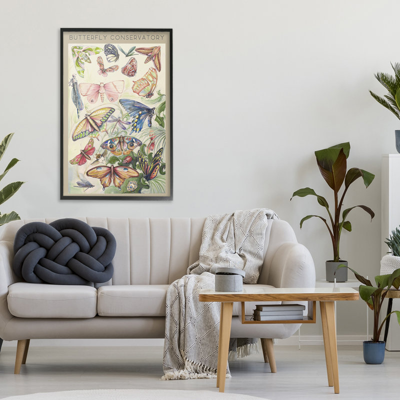 Giclée encadrée par Butterfly, H 30 po x l 20 po, Giclée encadrée noir minuit