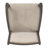 Cipolla 72" Wood Finish Rectangular Dining Set - 7-Piece, Dining Table, Beige Fabric Arm Chairs And Side Chairs-106895647