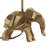 15.5''H Black Drum Shade With Novelty Elephant Base Table Lamp 