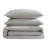 Calvin Klein Washed Texture Solid Cotton Duvet Cover Set-93507462-93507459