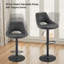 Licon Height Adjustable Swivel Bar Stool-1739403674