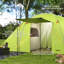 Tente de camping pour 4 à 6 personnes, tente tunnel imperméable avec 3 pièces