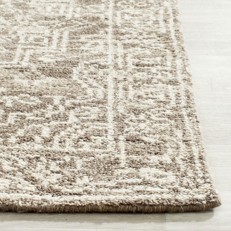 Kenya Brown / Beige Oriental Rug, Rectangle 9' x 12'