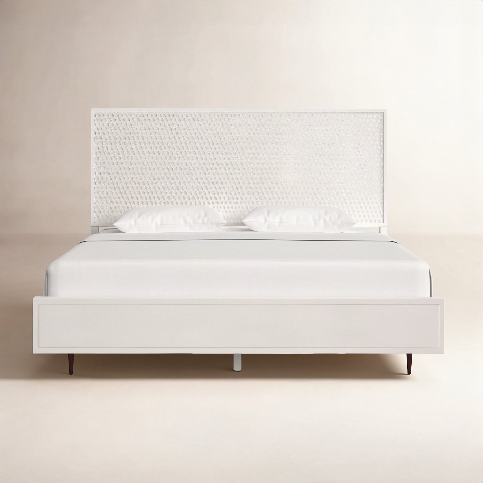 Capra Mahogany Bed, Standard King