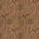 Brown/Orange Polyester and Rayon Fabric