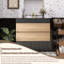 Lavabo de salle de bain en quartz noir mat-1107843659