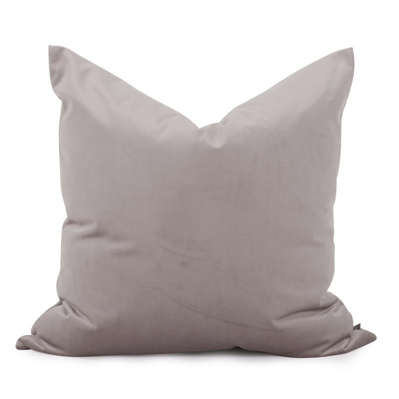 Square Pillow Cover & Insert, 20" H x 20" W, Ash