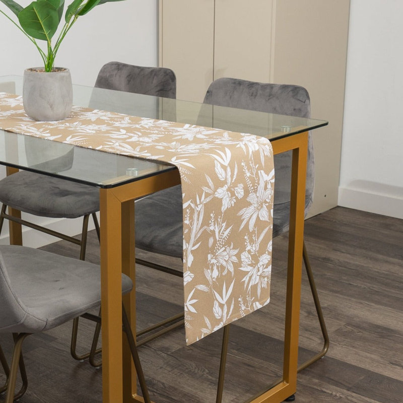 Linge de table Yaretzi, 13 po x 54 po, Taupe