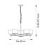 Harrison 5 - Light Shaded Chandelier
