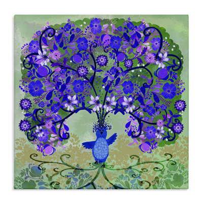 Arbre qui fleurit sur toile, conception de Kay Widdowson
