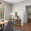 Buste brun en polystone