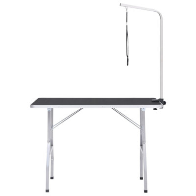 Vidaxl Adjustable Dog Grooming Table With 1 Loop