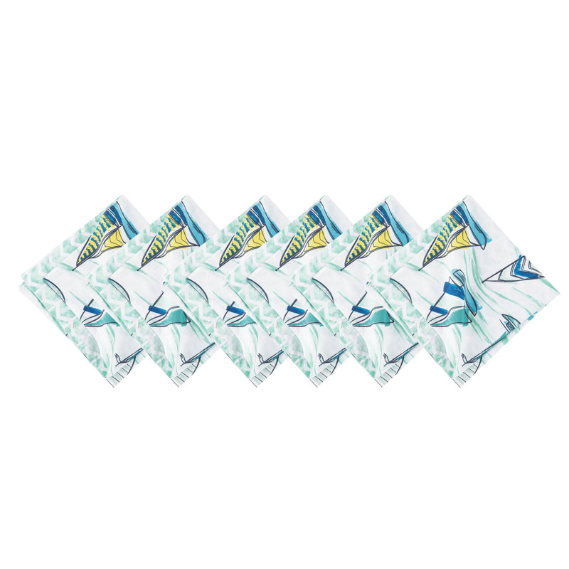 Schell Cotton Nautical Square Napkin