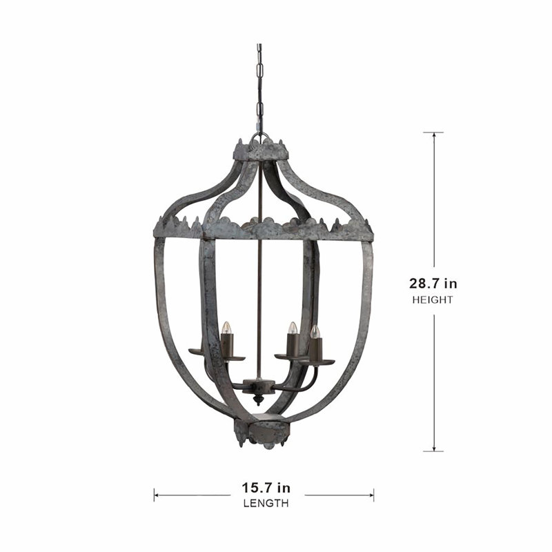 Creasman 28.7'' Arched Floor Lamp