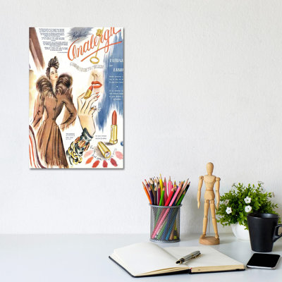 1930s Lipstick Magazine Advert by The Advertising Archives - Gallery-Wrapped Canvas Giclée on Canvas