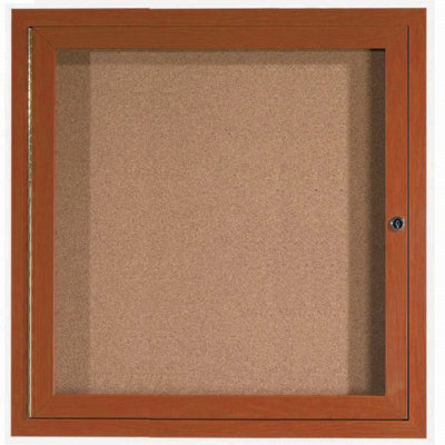 Tableau d’affichage mural en aluminium encastré