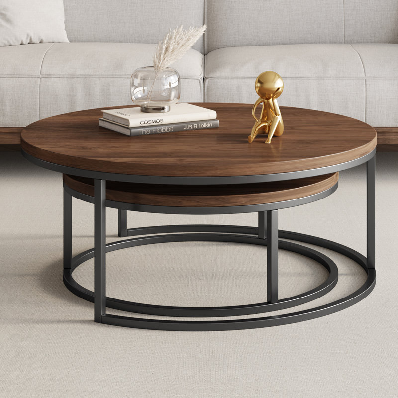 Lansdowne Wood Top Nesting Coffee Table, Walnut