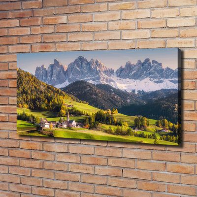 Panorama Of The Mountains - Wrapped Canvas Print
