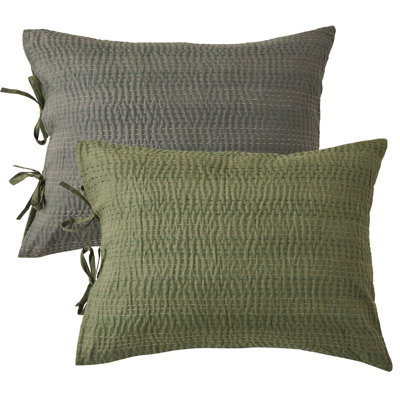 Taies décoratives réversibles Kantha