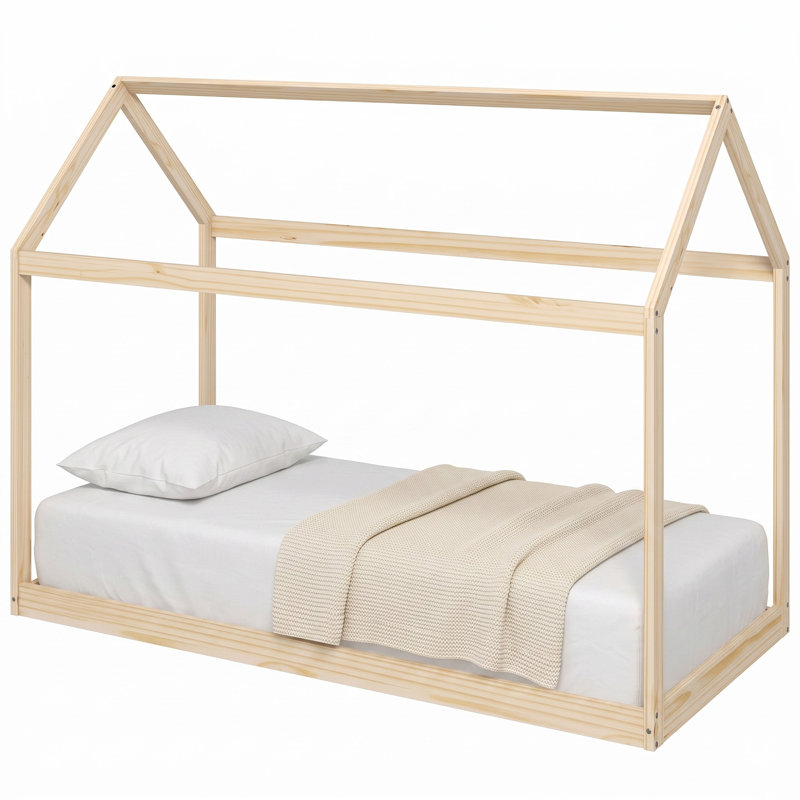 Single Manufactured Wood Bed