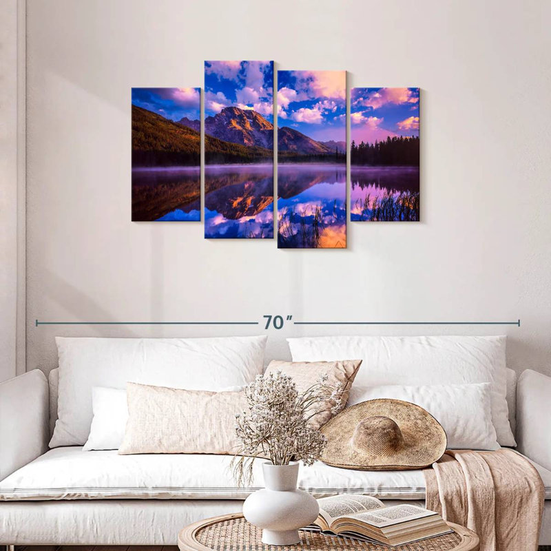 Alvord Grand Teton, ciel printanier, H 27 po x l 43 po