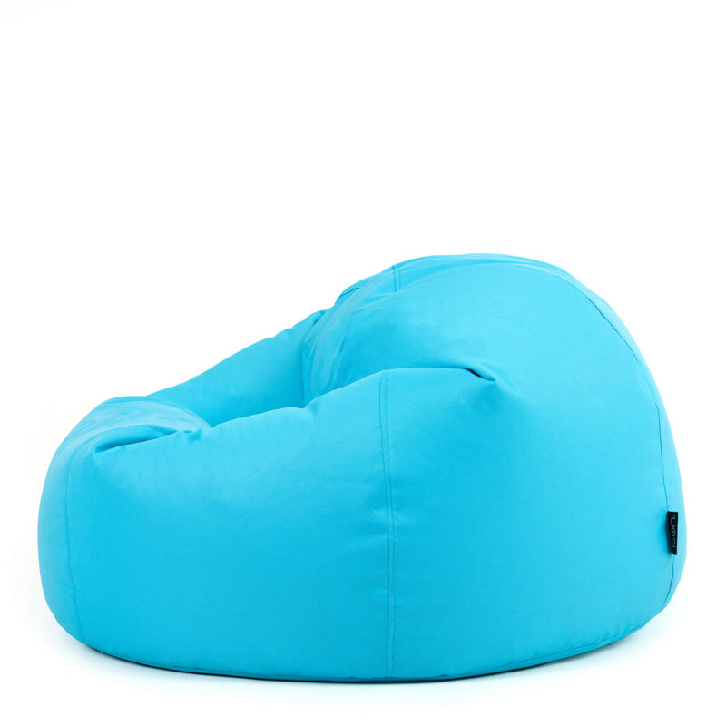 Teen Classic Water-Resistant Bean Bag Chair, Aqua