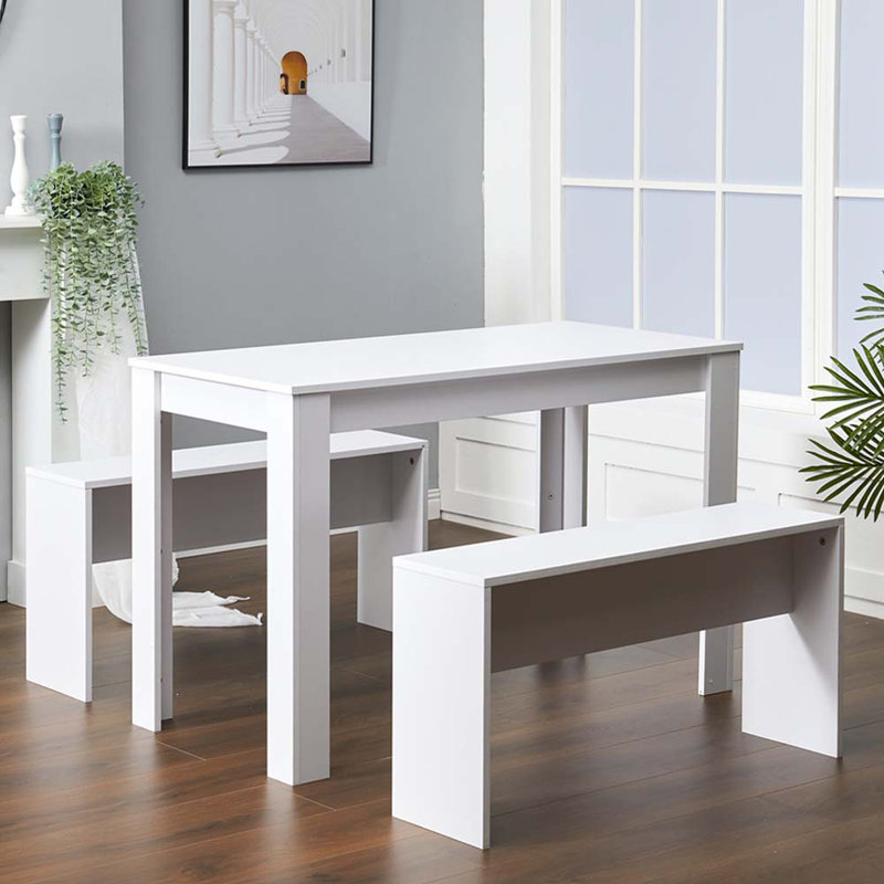 Emara 4 - Person Dining Set, White