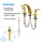 Vaughn Widespread Bathroom Faucet with Drain Assembly-53545418
