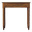 Table console à fuseaux en chêne ambré