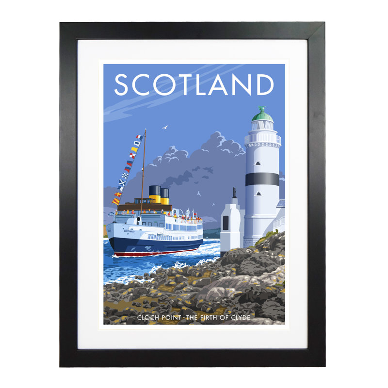 Scotland 3 by Stephen Millership - Print, Black, 43.5 cm H x 33.5 cm W x 2.2 cm D