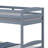 Sifa Twin Bunk Bed, Convenient Ladder, Arch Slat Design, Solid Wood-100914554