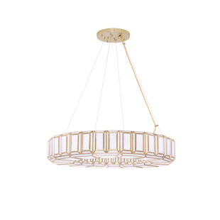 Belmont 12 Light Chandelier in Brass
