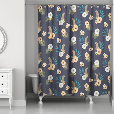 Ensemble de rideau de douche en polyester