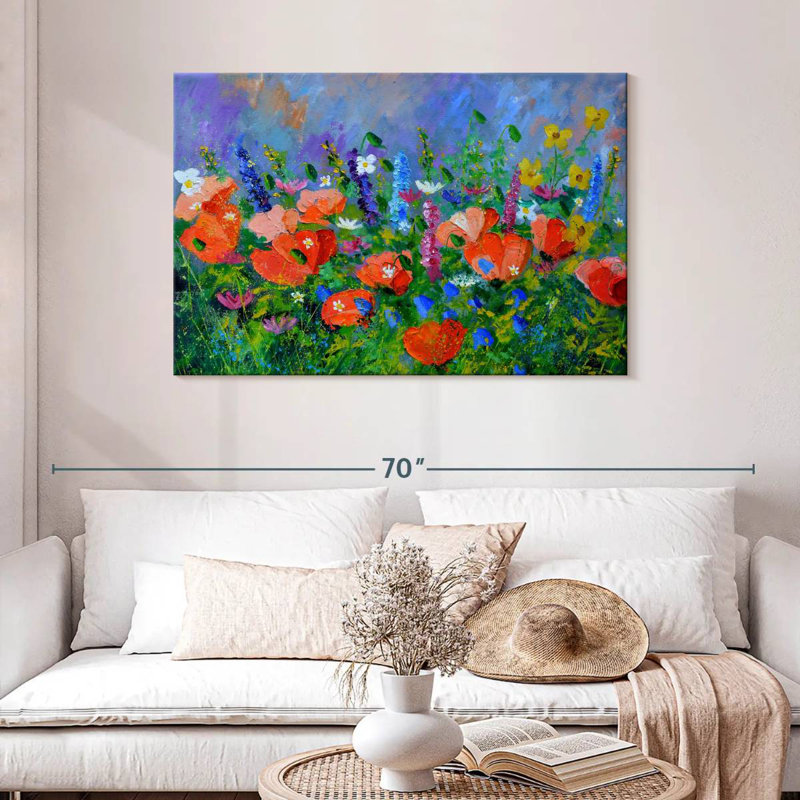 Harnek My Orange Poppies, H 30 po x l 45 po