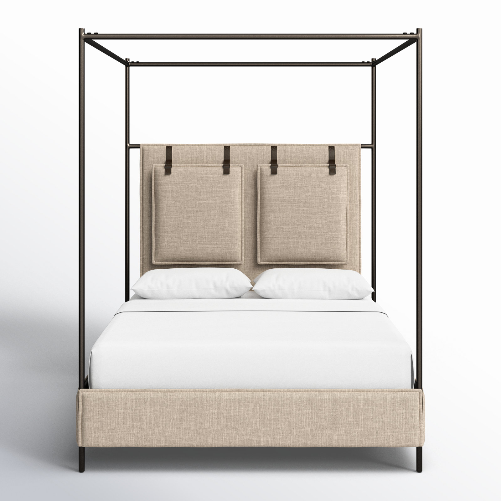 Waverley Canopy Bed, Queen, Beige