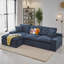 Canapé modulaire en L en chenille Boneless-1435157146