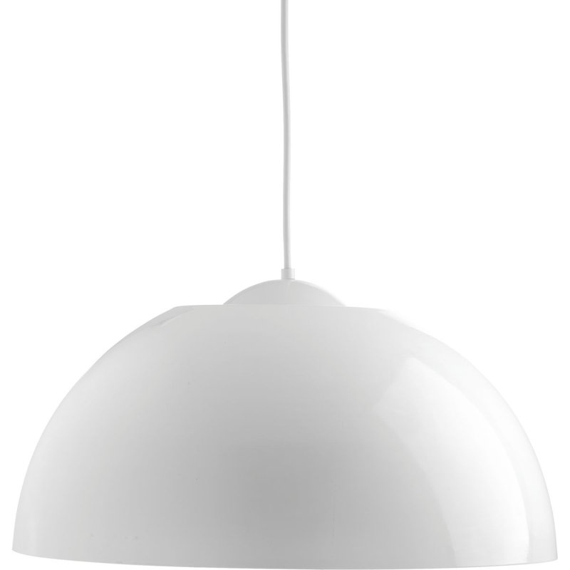 Angeni 1 - Light LED Single Pendant, 11.75" H x 22" W x 22" D, White