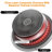 Korean bbq grill pan, 316 stainless steel non-stick griddle plate with honeycomb surface and grill tong, indoor outdoor camping