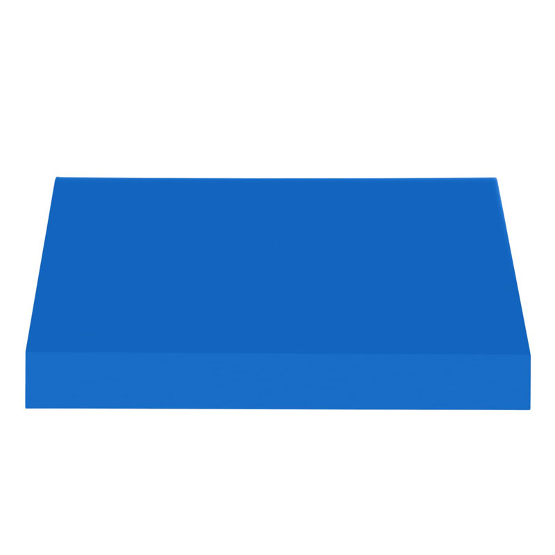 Auvent fixe en tissu acrylique New Yorker Awntech, H 18 po x l 100,5 po x P 36 po, Bleu vif