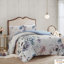 Ensemble de housse de couette 3 pièces en coton Shabby Chic