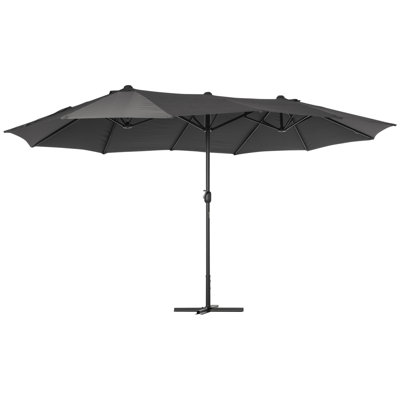 Brom 460cm X 270cm Rectangular Market Parasol