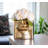 Gold Rectangle Lips Vase-105506650