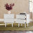 Aizlyn Mid-Century Modern Solid Wood Groove-Handle Nightstands-873594409