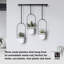 Jardinière suspendue 3 pièces Triflora-58825082